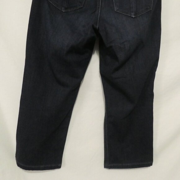 R JEANS Petites | size 26P | Classic Dark Wash Straight Leg Jeans - Picture 14 of 16